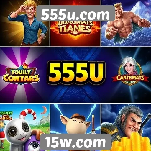 Principais jogos disponíveis no site 555u.com