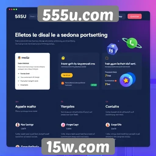 Análise da experiência do usuário no 555u.com